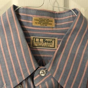 LL Bean men's dress shirt